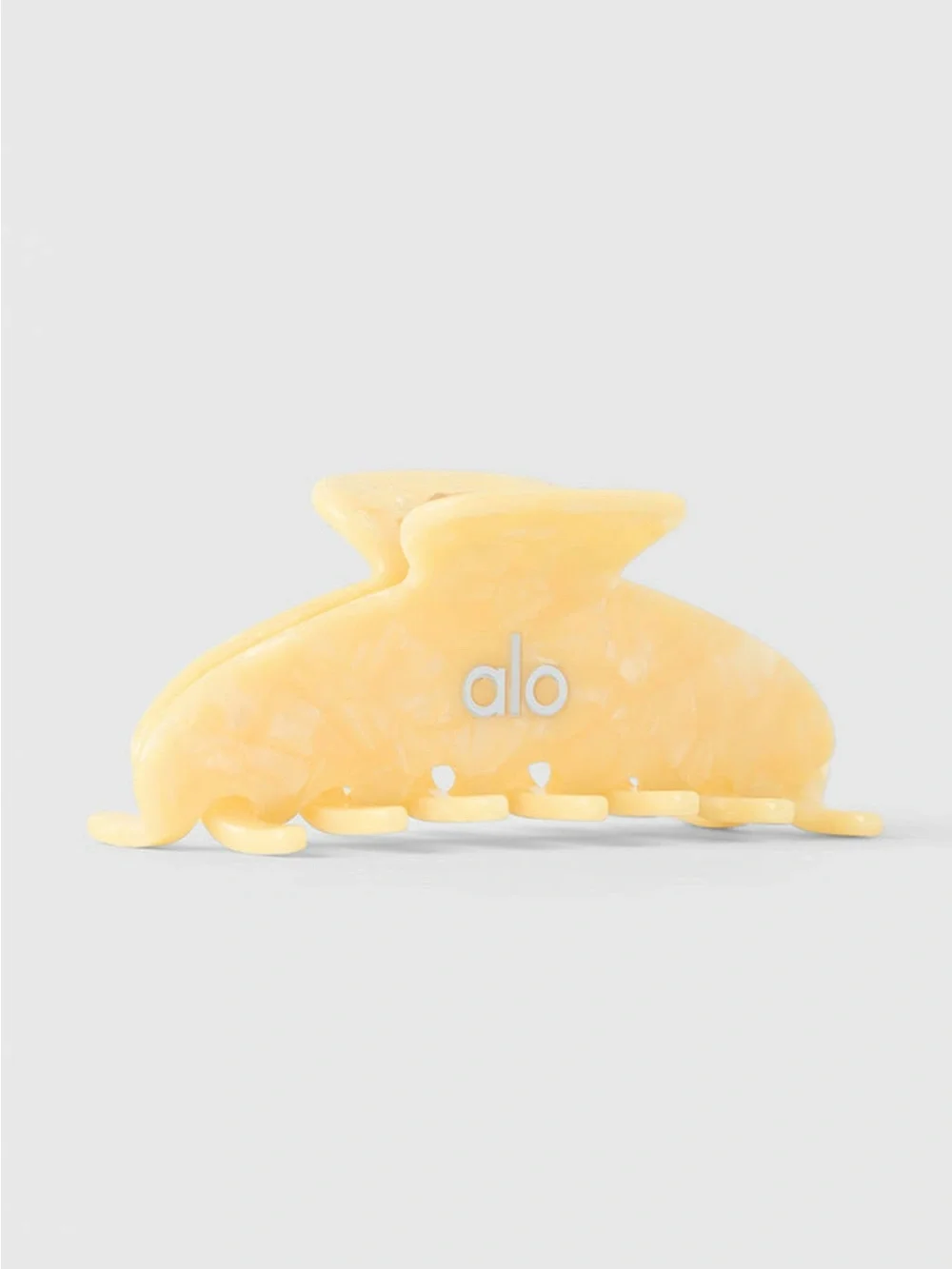 Alo Yellow Marble Hair Clip